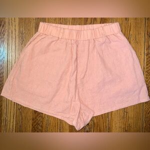 HYFVE Women's Light Pink Shorts! Size Medium.